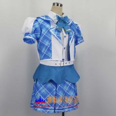 画像3: アイドルマスター シンデレラガールズ BLUE - NANAMI ASARI 青 浅利七海 コスプレ衣装 abccos製 「受注生産」 (3)