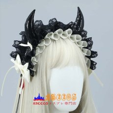 画像6: ハロウィン ロリータ ゴシック風 華やかなヘアバンド オールマッチ コスプレヘアアクセサリー 少女ヘアアクセ 闇の髪留め コスプレ道具 abccos製 「受注生産」 (6)