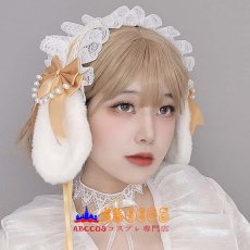 画像10: かわいい少女ヘアクリップ ロリータヘアアクセ アニメイベントコスプレアイテム 茶会ヘアアクセ レースフラワーヘアバンド コスプレ道具 abccos製 「受注生産」 (10)