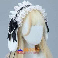 画像7: かわいい少女ヘアクリップ ロリータヘアアクセ アニメイベントコスプレアイテム 茶会ヘアアクセ レースフラワーヘアバンド コスプレ道具 abccos製 「受注生産」 (7)