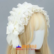 画像3: ロリータ少女花嫁ヘアアクセ 可愛いレースリボンヘアアクセ 星コスプレチャパーティ アニメイベントヘアクリップヘアバンド コスプレ道具 abccos製 「受注生産」 (3)