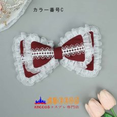 画像4: 手作りかわいい少女ヘアアクセ ロリータヘアクリップ ロリータレースリボンヘアクリップ コスプレ道具 abccos製 「受注生産」 (4)