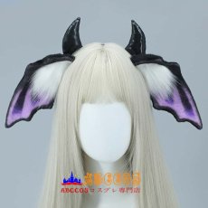 画像3: ハロウィン ふわふわ小悪魔の耳ヘアアクセ リアルな獣耳 漫展用ヘッドバンド コスプレヘアアクセサリー ヘッドバンド コスプレ道具 abccos製 「受注生産」 (3)