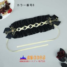 画像3: ダーク ゴシック ロリータヘアアクセ コスプレパーティー 少女ヘッドアクセ 十字のレースリボンヘアバンド コスプレ道具 abccos製 「受注生産」 (3)