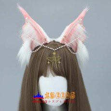 画像5: かわいい手作りぬいぐるみ リアルな動物の耳ヘアアクセ コスプレヘッドアクセ 小道具 野生猫の耳のヘッドバンド コスプレ道具 abccos製 「受注生産」 (5)