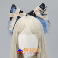 画像5: 手作猫耳ヘッドアクセサリー ダーク ゴシック cosplay プロップス 仿真動物耳 ゾンビ耳のヘアバンド コスプレ道具 abccos製 「受注生産」 (5)