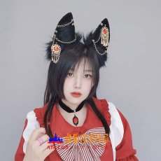 画像4: 手作り猫耳ヘッドアクセ ゴシック コスプレ小道具 ヘアアクセ リアルな動物の耳 ゾンビの耳のヘッドバンド コスプレ道具 abccos製 「受注生産」 (4)