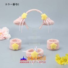 画像4: かわいいふわふわの手袖 ロリータネックレス リアルな羊の耳のヘッドバンド コスプレ小道具 アクセサリーセット コスプレ道具 abccos製 「受注生産」 (4)