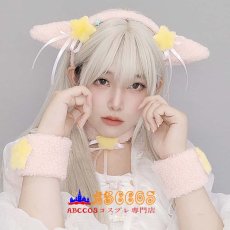 画像8: かわいいふわふわの手袖 ロリータネックレス リアルな羊の耳のヘッドバンド コスプレ小道具 アクセサリーセット コスプレ道具 abccos製 「受注生産」 (8)