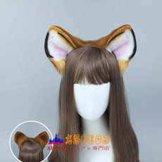 画像4: トラのヘッドバンド 手作りのふわふわのコスプレ小道具 リアルな動物の耳 獣の尾セット ヘッドアクセサリー ヘアアクセサリー コスプレ道具 abccos製 「受注生産」 (4)