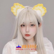 画像10: ふわふわの耳のヘッドアクセサリー 少女用パーティー コスプレ小道具 可愛いヘアアクセサリー 桜のリアルな動物の耳のヘッドバンド コスプレ道具 abccos製 「受注生産」 (10)