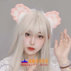 画像7: ふわふわの耳のヘッドアクセサリー 少女用パーティー コスプレ小道具 可愛いヘアアクセサリー 桜のリアルな動物の耳のヘッドバンド コスプレ道具 abccos製 「受注生産」 (7)