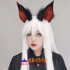 画像8: 手作り リアルな青丘の白いキツネの耳のヘッドバンド コスプレ 白蔵主のヘッドアクセサリー キツネの尾 獣耳獣尾セット コスプレ道具 abccos製 「受注生産」 (8)