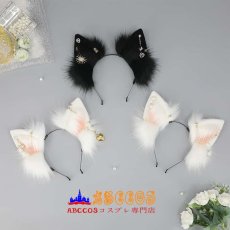 画像5: かわいいふわふわのキツネの耳のヘッドバンド コスプレ用ヘッドアクセサリー アクセサリー小道具 リアルな動物の耳 ハートペンダントのヘアアクセサリー コスプレ道具 abccos製 「受注生産」 (5)