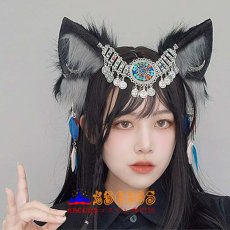 画像8: 羽根のヘアアクセサリー 古風のヘッドバンド コスプレパーティー用のアクセサリー ヘッドバンド 獣耳狼耳のヘッドアクセサリー コスプレ道具 abccos製 「受注生産」 (8)