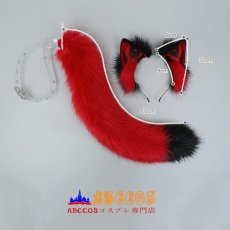 画像5: シミュレーテッド動物耳のヘッドドレス、ヘアアクセサリー、ワイルドな子猫のコスプレ、ふわふわ、パーティー衣装、かわいい猫耳のヘッドバンド コスプレ道具 abccos製 「受注生産」 (5)