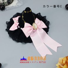 画像4: ゴシック風 魔法少女ヘアピン ロリータアクセサリー ハロウィン ヘアクリップ レースバタフライヘッドアクセサリー 魔女帽 コスプレ道具 abccos製 「受注生産」 (4)