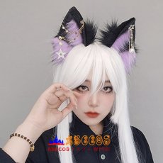 画像11: オオカミの耳 スターヘアアクセサリー Cosプロップ パーティーパフォーマンスヘッドバンド ファーリー動物耳ヘッドアクセサリー コスプレ道具 abccos製 「受注生産」 (11)