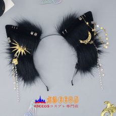 画像3: フェイク動物耳ヘッドバンド 手作りのCosplayプロップ ヘアアクセサリー 可愛いふわふわパーティーヘアアクセサリー オオカミの耳ヘッドバンド コスプレ道具 abccos製 「受注生産」 (3)