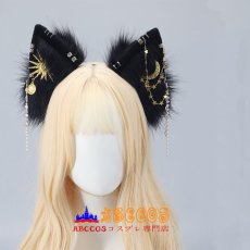 画像4: フェイク動物耳ヘッドバンド 手作りのCosplayプロップ ヘアアクセサリー 可愛いふわふわパーティーヘアアクセサリー オオカミの耳ヘッドバンド コスプレ道具 abccos製 「受注生産」 (4)