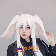 画像4: シミュレーション動物の耳ヘッドアクセサリー cosplay演出道具 ヘアアクセサリー 小さなウサギのヘッドバンド 毛皮のウサギの耳ヘアバンド コスプレ道具 abccos製 「受注生産」 (4)