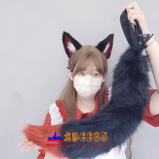 画像7: コスプレヘッドドレス アークナイツ幹部 テキサス オオカミ耳獣耳ヘッドバンド 獣尾アクセサリー パフォーマンスアイテム コスプレ道具 abccos製 「受注生産」 (7)