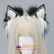 画像5: ふわふわかわいいリアルな動物の耳装飾 メタルパンクコスプレ用道具 ヘッドバンド ネコの耳入り コスプレ道具 abccos製 「受注生産」 (5)