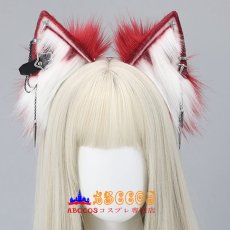 画像6: ふわふわかわいいリアルな動物の耳装飾 メタルパンクコスプレ用道具 ヘッドバンド ネコの耳入り コスプレ道具 abccos製 「受注生産」 (6)