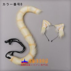 画像3: 手作り ロリータ ヘアアクセサリー JK 本物そっくり 獣耳 獣のしっぽ オレンジ猫 ネコ耳のヘアバンド ヘアクリップ ネコのしっぽ コスプレ道具 abccos製 「受注生産」 (3)