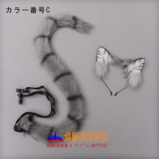 画像4: 手作り ロリータ ヘアアクセサリー JK 本物そっくり 獣耳 獣のしっぽ オレンジ猫 ネコ耳のヘアバンド ヘアクリップ ネコのしっぽ コスプレ道具 abccos製 「受注生産」 (4)