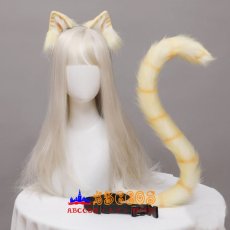 画像6: 手作り ロリータ ヘアアクセサリー JK 本物そっくり 獣耳 獣のしっぽ オレンジ猫 ネコ耳のヘアバンド ヘアクリップ ネコのしっぽ コスプレ道具 abccos製 「受注生産」 (6)