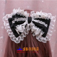 画像10: 手作りキュート ロリータのヘアクリップ ヘッドアクセサリー Lolita レースのリボンヘッドバンド コスプレ道具 abccos製 「受注生産」 (10)