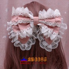 画像11: 手作りキュート ロリータのヘアクリップ ヘッドアクセサリー Lolita レースのリボンヘッドバンド コスプレ道具 abccos製 「受注生産」 (11)