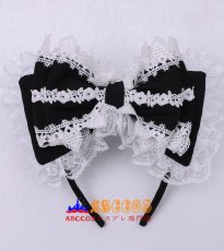 画像12: 手作りキュート ロリータのヘアクリップ ヘッドアクセサリー Lolita レースのリボンヘッドバンド コスプレ道具 abccos製 「受注生産」 (12)