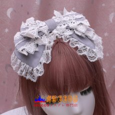 画像7: 手作りキュート ロリータのヘアクリップ ヘッドアクセサリー Lolita レースのリボンヘッドバンド コスプレ道具 abccos製 「受注生産」 (7)