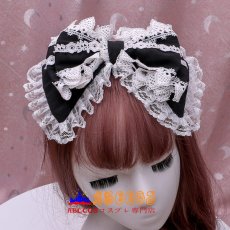 画像9: 手作りキュート ロリータのヘアクリップ ヘッドアクセサリー Lolita レースのリボンヘッドバンド コスプレ道具 abccos製 「受注生産」 (9)