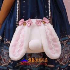 画像7: 年糕ウサギ 可愛いロリータ Lolitaアクセサリー プラッシュ  impressionぬいぐるみ  シングルショルダーバッグ コスプレ道具 abccos製 「受注生産」 (7)