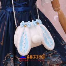 画像8: 年糕ウサギ 可愛いロリータ Lolitaアクセサリー プラッシュ  impressionぬいぐるみ  シングルショルダーバッグ コスプレ道具 abccos製 「受注生産」 (8)