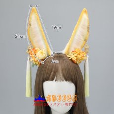 画像10: ふわふわシミュレーションウサギ耳のヘアアクセサリー Lolita風ヘアアクセサリー リトルウサギつばつきヘアバンド 兎耳ヘアバンド コスプレ道具 abccos製 「受注生産」 (10)