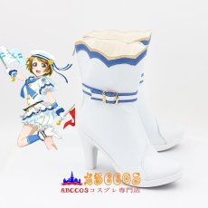 画像2: ラブライブ！ 小泉 花陽（こいずみ はなよ） コスプレ靴 abccos製 「受注生産」 (2)