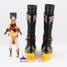 画像4: 原神 Genshin Impact しゃんりん ブーツ コスプレ靴 abccos製 「受注生産」 (4)