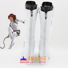 画像4: Black Widow ブラック・ウィドウ ナターシャ ブーツ コスプレ靴 abccos製 「受注生産」 (4)