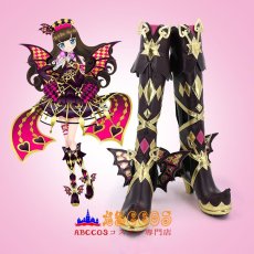 画像5: プリパラ PriPara 黒須あろま ブーツ コスプレ靴 abccos製 「受注生産」 (5)