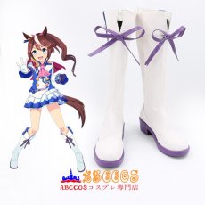 画像5: ウマ娘 プリティーダービー トウカイテイオー ブーツ コスプレ靴 abccos製 「受注生産」 (5)