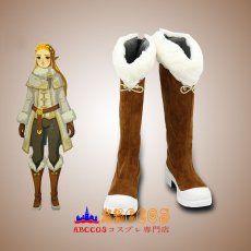 画像5: ゼルダの伝説 Princess Zelda ゼルダ ブーツ コスプレ靴 abccos製 「受注生産」 (5)