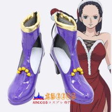 画像5: ONE PIECE ワンピース ニコ·ロビン Nico·Robin コスプレ靴 abccos製 「受注生産」 (5)