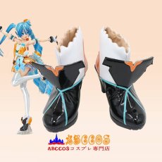 画像3: 初音ミクFactory 2nd 初音ミク オレンジブロッサムVer. コスプレ靴 abccos製 「受注生産」 (3)