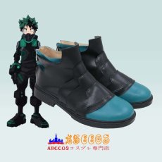 画像4: 僕のヒーローアカデミア My Hero Academia 緑谷出久（みどりや いずく）コスプレ靴 abccos製 「受注生産」 (4)