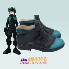 画像5: 僕のヒーローアカデミア My Hero Academia 緑谷出久（みどりや いずく）コスプレ靴 abccos製 「受注生産」 (5)