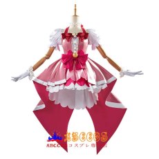 画像1: Go！プリンセスプリキュア 春野はるか/キュアフローラ(Cure Flora) コスプレ衣装 abccos製 「受注生産」 (1)